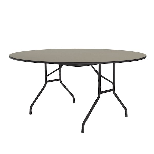 Correll CF HPL Folding Tables 60" Round Savannah Sand CF60PX-54 - main